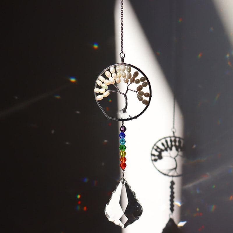 Cristal Arbre de Vie Suncatcher