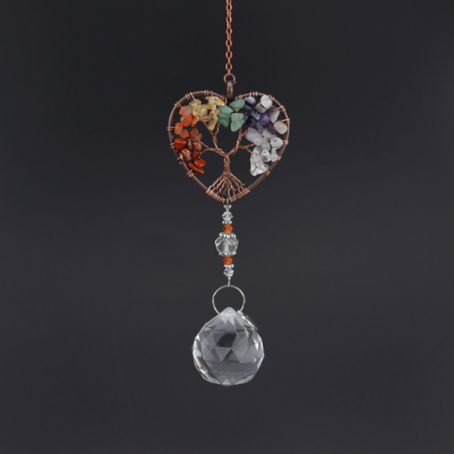 Cristal Arbre de Vie Suncatcher