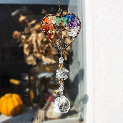 Cristal Arbre de Vie Suncatcher