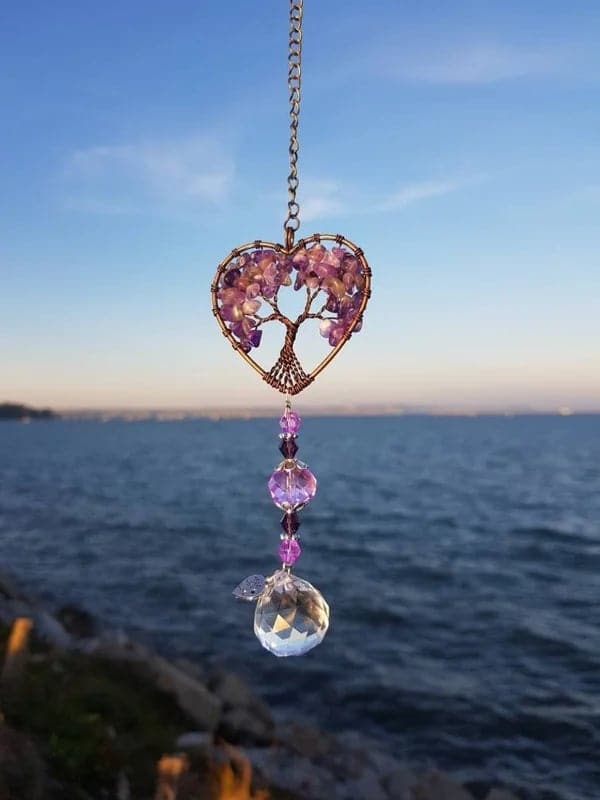 Cristal Arbre de Vie Suncatcher