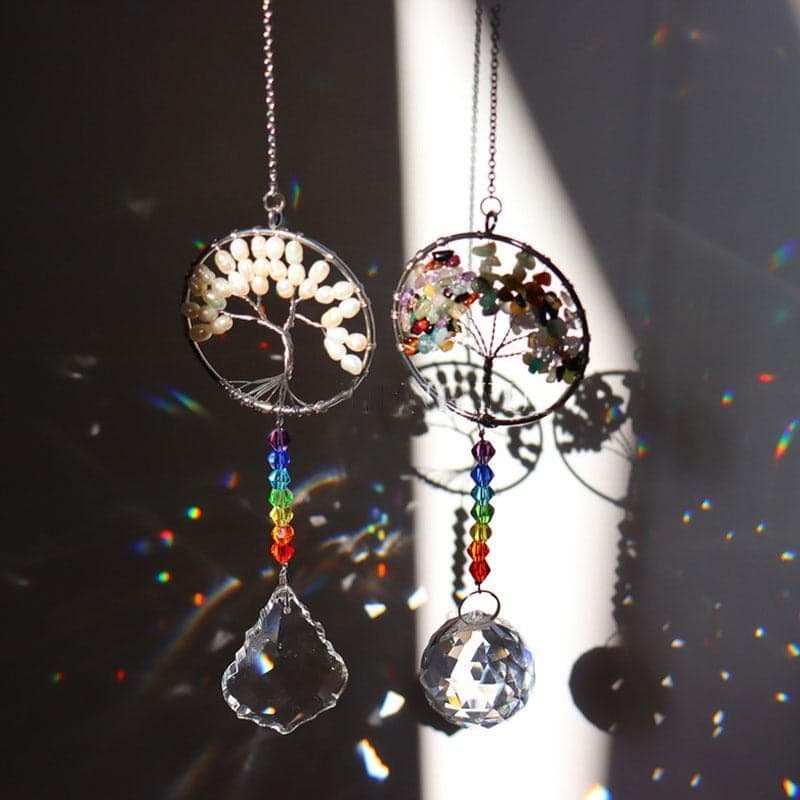 Cristal Arbre de Vie Suncatcher