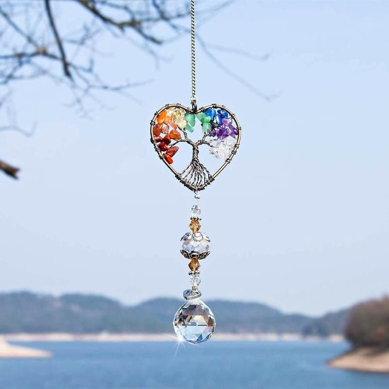 Cristal Arbre de Vie Suncatcher