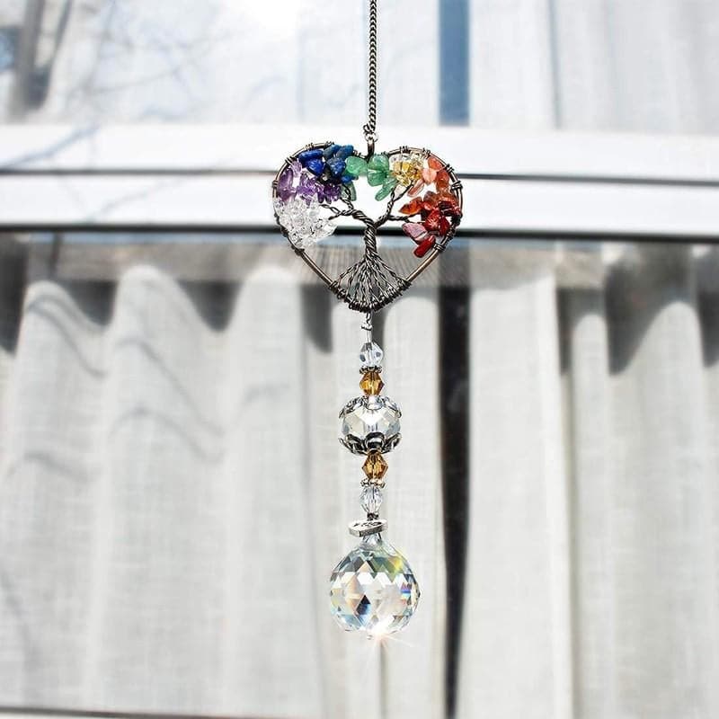 Cristal Arbre de Vie Suncatcher