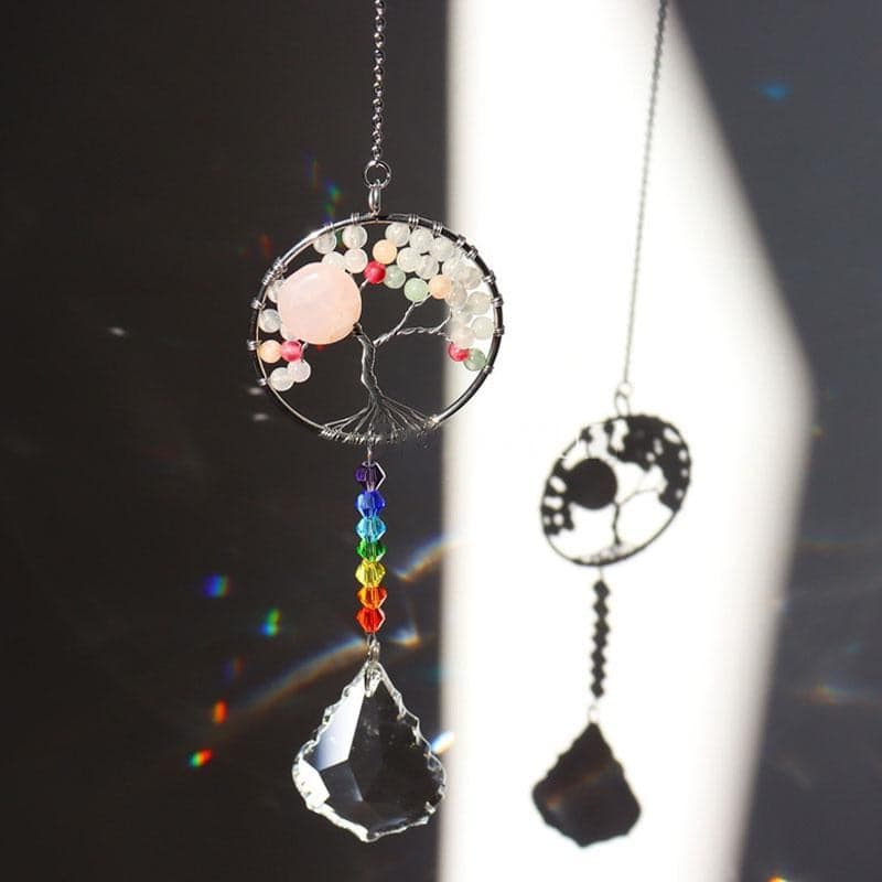 Cristal Arbre de Vie Suncatcher