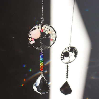 Cristal Arbre de Vie Suncatcher