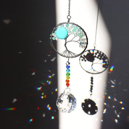 Cristal Arbre de Vie Suncatcher