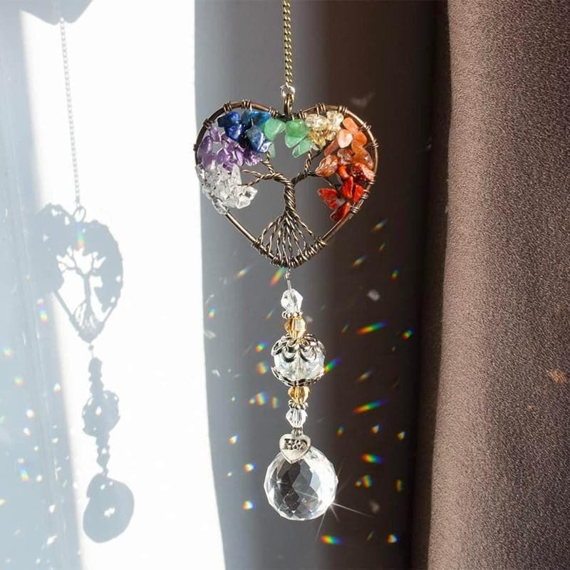 Cristal Arbre de Vie Suncatcher